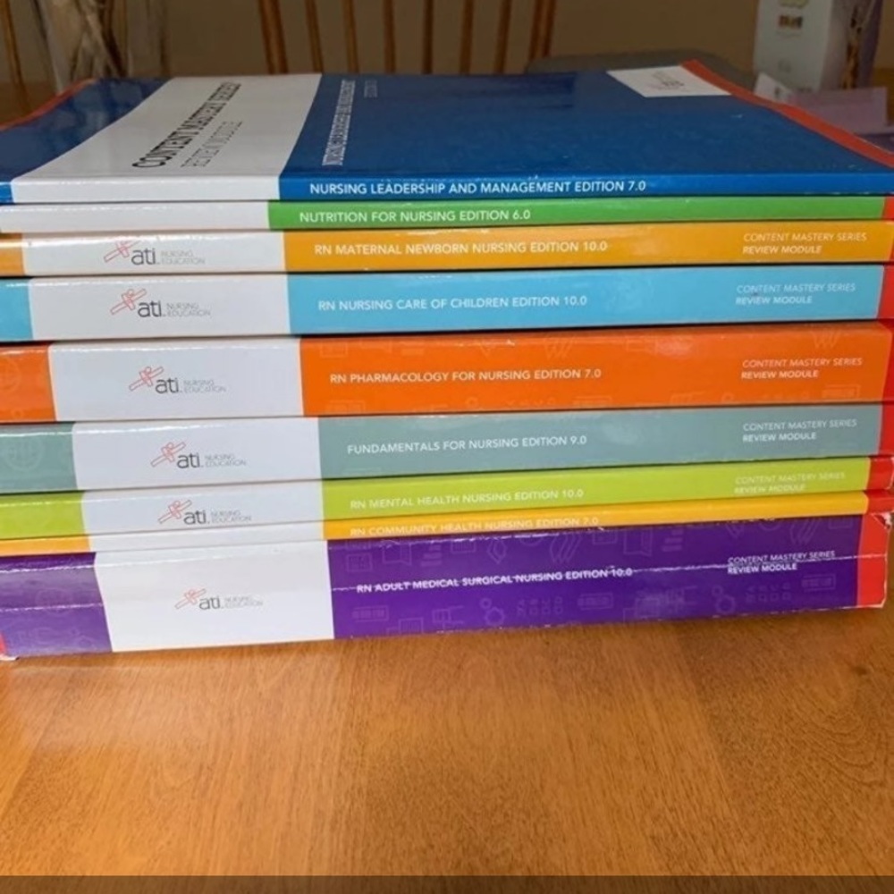 ATI nursing book set